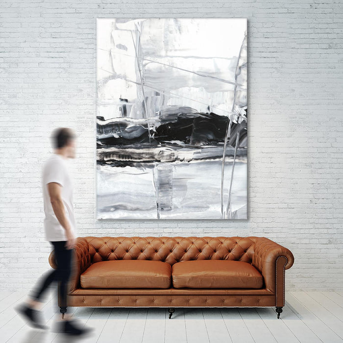 \"Winter Lightning Ii\" Giant Art 72x54 Wall Art