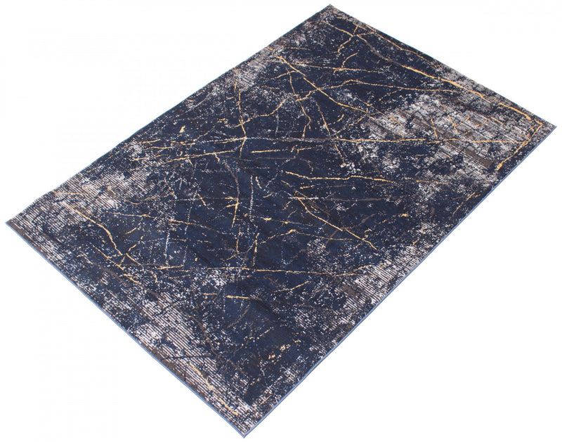 Midnight Marble Area Rug - 5'3\" x 7'3\"