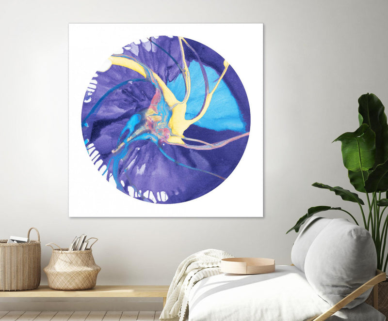 \"Spin Art 26\" Giant Art 54x54 Wall Art