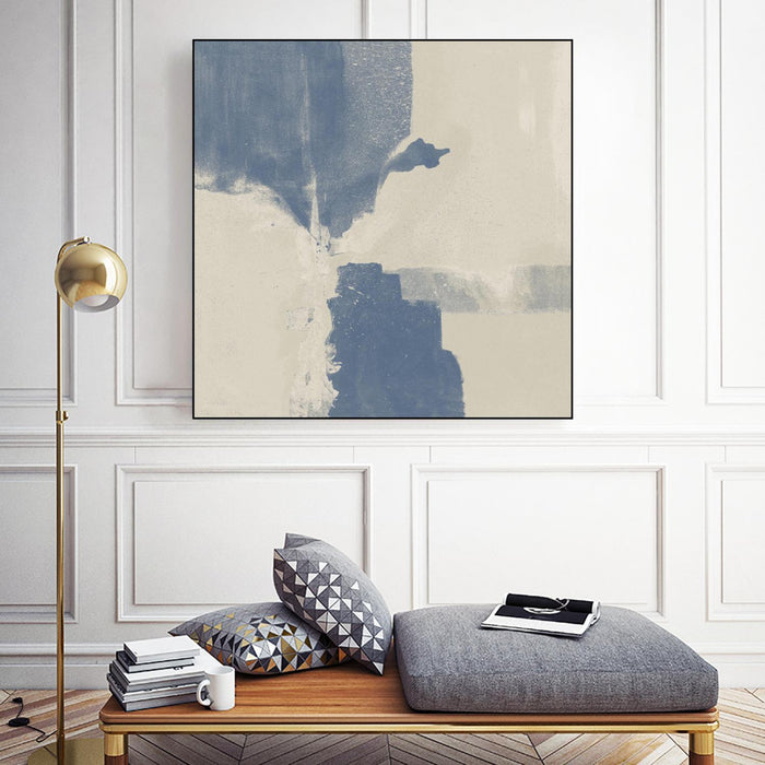 \"Cool Fury Ii\" Canvas Framed Black 20x20 Wall Art