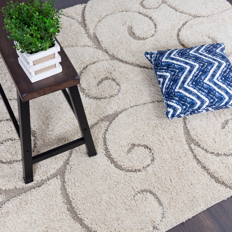 Oakville Cream Curves 4x6 Area Rug The Brick