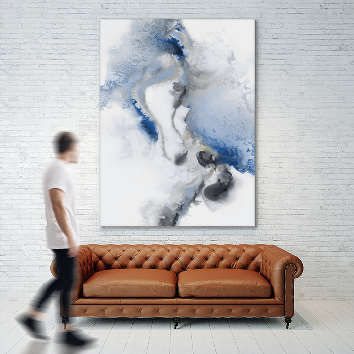 \"Watercolour Blue Ii\" Giant Art 72x54 Wall Art