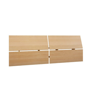 Nordika Queen Panoramic Panel Headboard - Natural Maple