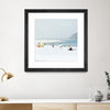 "Troia" Matted and Framed Black 36x36 Wall Art