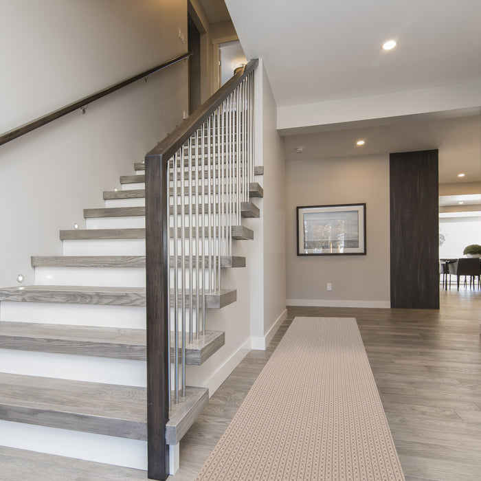 Bellezza Taupe Area Rug - 2'2\" x 12'0\"