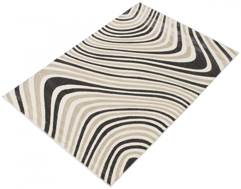 Nikkos Taupe 5'3\" x 7'7\" Area Rug