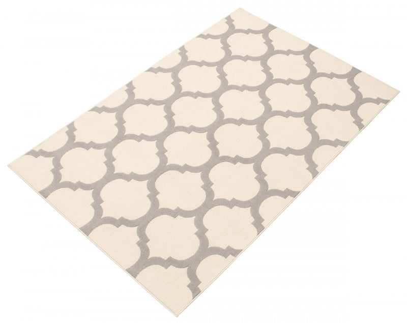 Sophie Light Grey Area Rug - 5'3\" x 7'7\"