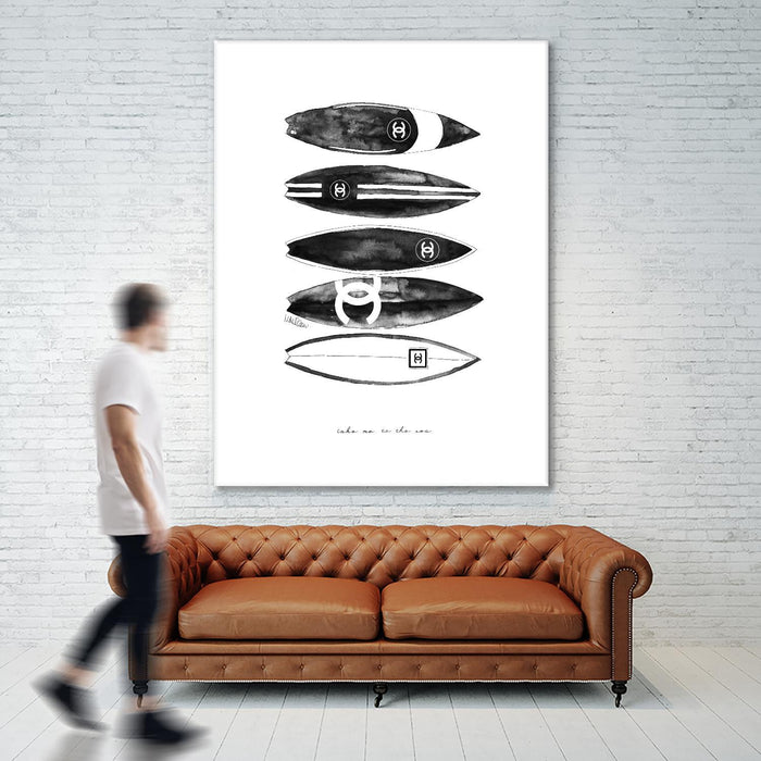 \"Surf Portrait\" Giant Art 72x54 Wall Art