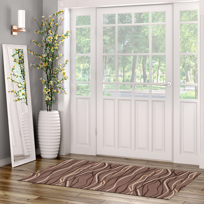 Bellezza Brown 2'2\" x 4'0\" Area Rug - S of 2