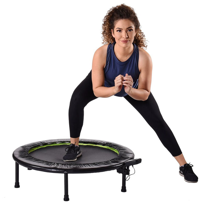 Stamina 1635 Fitness Trampoline - Black/Green