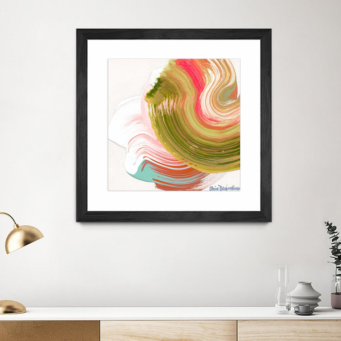 \"Night On The Town\" Matted and Framed Black 36x36 Wall Art