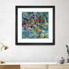 "Carpe Diem 2" Matted and Framed Black 36x36 Wall Art