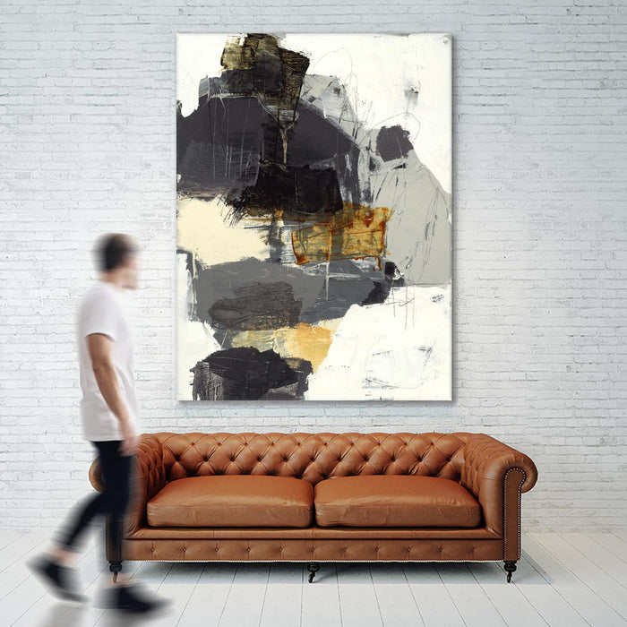 \"Monochrome Manta I\" Giant Art 72x54 Wall Art