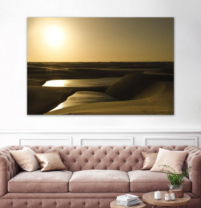 \"Golden Sunset\" Giant Art 72x48 Wall Art