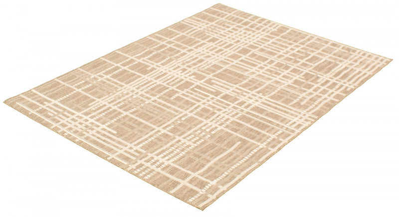 Sadie Burburry Taupe-Champagne Area Rug - 5'3\" x 7'7\"