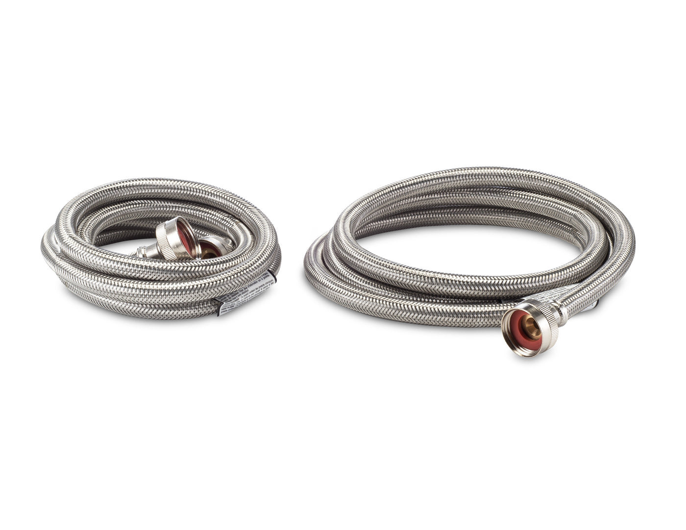 Smart Choice 6 ft. Braided Stainless Steel Washer Fill Hose - 2 Pack