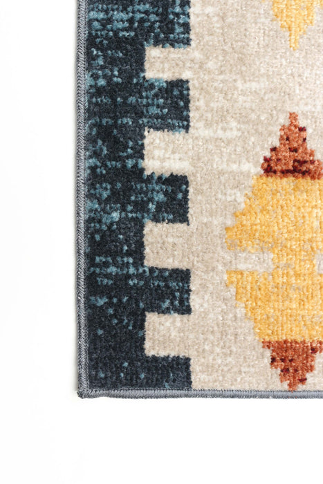 Mosaic Taupe/Copper Machine Washable Area Rug - 8'0\" x 10'0\"