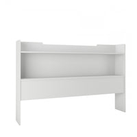 Nordika Queen Bookcase Headboard - White 