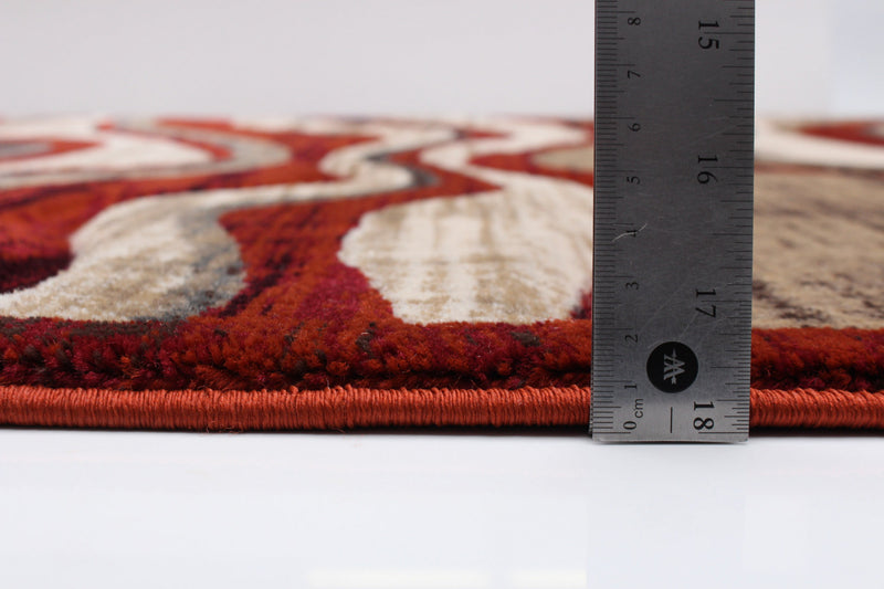 Allonah Red Area Rug - 7'10\" X 10'2\" 