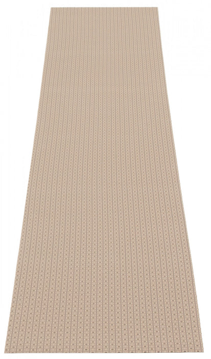 Bellezza Taupe 2'2\" x 18'0\" Area Rug