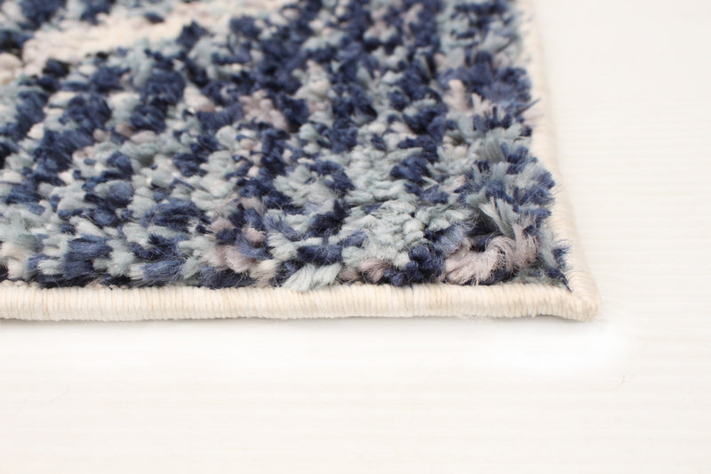 Makondo Abstract Blue Area Rug - 6'7\" x 9'6\"