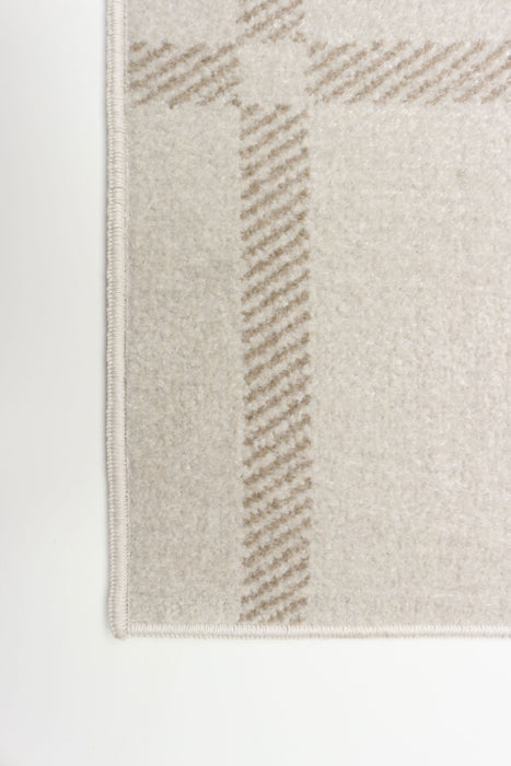 Roma Ivory Machine Washable Area Rug - 5'0\" x 7'0\"