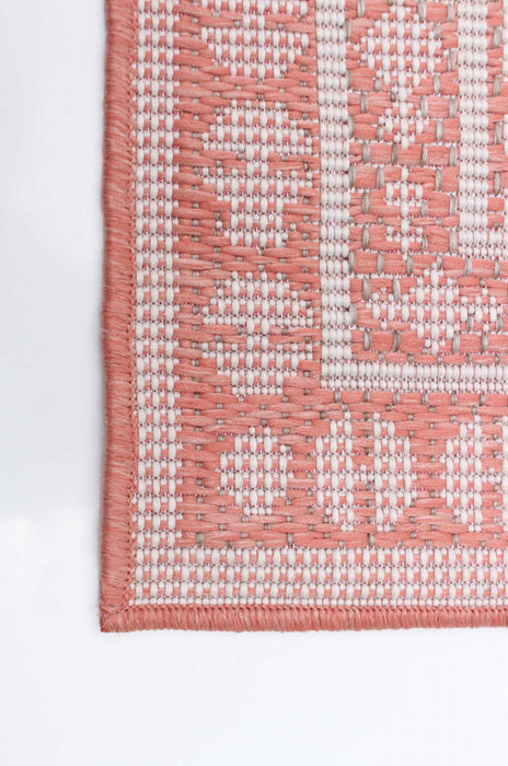 Neisha Traditional Coral Rug 6'7\" X 9'6\" Area Rug