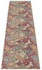Bellezza Red-Green Area Rug - 2'2" x 8'0"