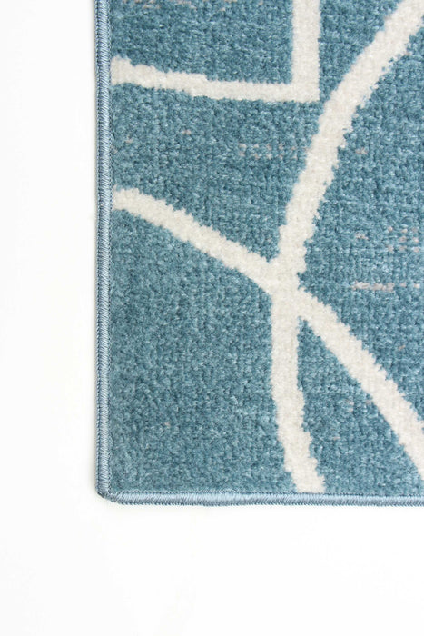 Terali Turquoise Machine Washable Area Rug - 3'0\" x 5'0\"