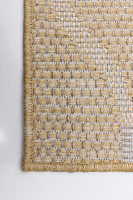 Neisha Abstract Gold Rug 6'7\" X 9'6\" Area Rug