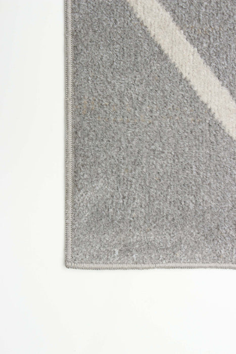 Kenza Grey Machine Washable Area Rug - 3'0\" x 5'0\"
