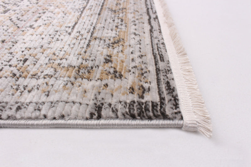 Leandra Taupe/grey Rug 3'11\" X 5'11\" Area Rug