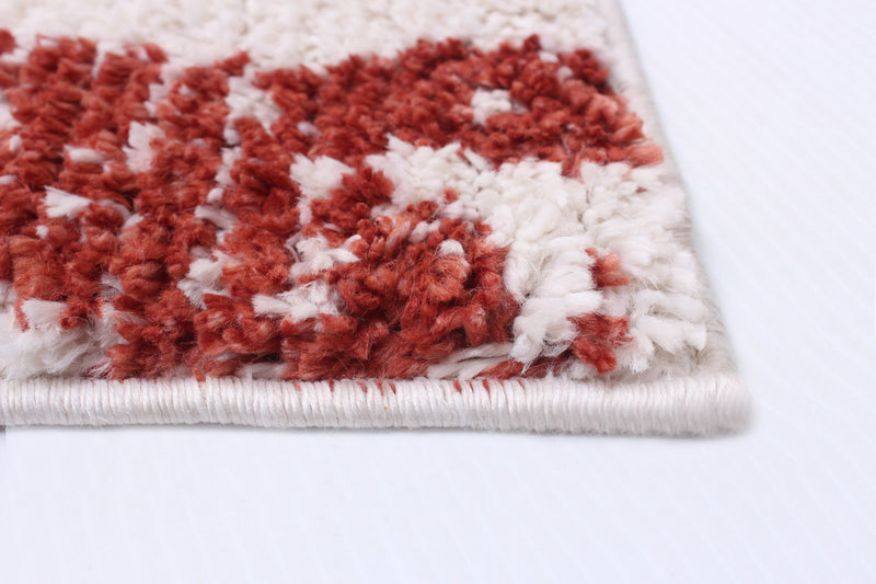 Paloma Sunburst Black, White Area Rug - 6'7\" x 9'6”