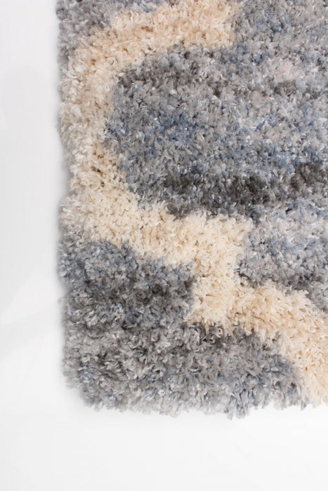 Dimity Grey/Light Blue Area Rug - 7'10\" x 10'2\"
