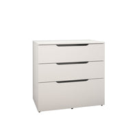 Nordika 3-Drawer Filing Cabinet - White 