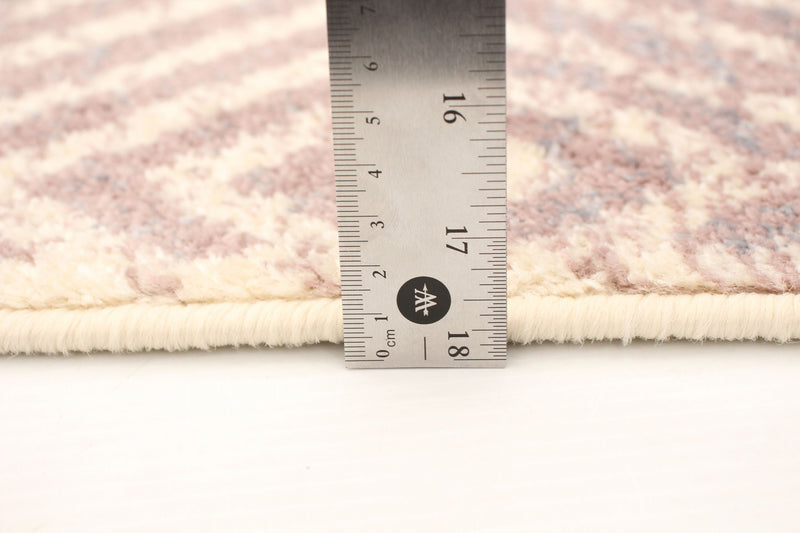 Electra Silver-Rose Area Rug - 5'3\" x 7'3\"