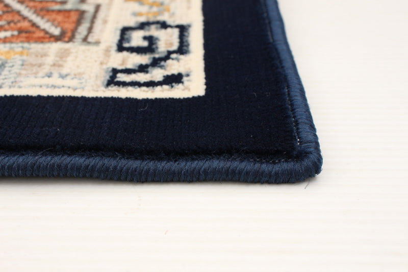 Quincy Navy Blue Area Rug - 2'8\" x 10'0\"