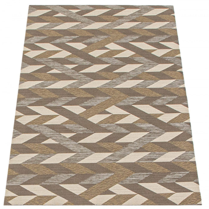Bellezza Dark Brown 2'2\" x 6'0\" Area Rug