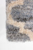 Dimity Grey/Light Blue Area Rug - 3'11" x 5'7"