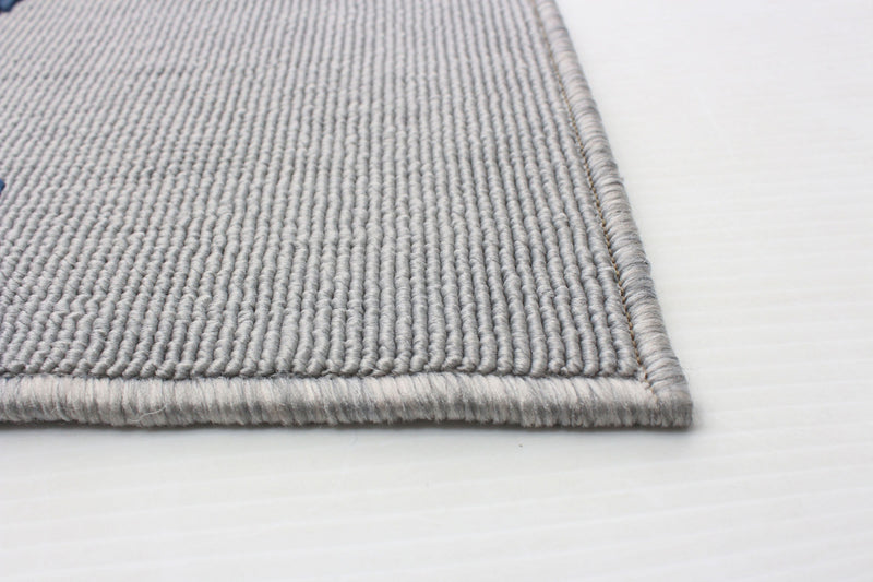 Sophie Grey-Navy Area Rug - 6'7\" x 9'6\"