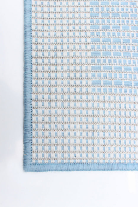 Neisha Classic Light Blue Rug 6'7\" X 9'6\" Area Rug