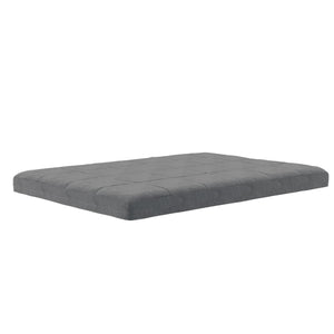 DHP Soren Quilted Microfiber Full Futon Mattress - Grey|Matelas de futon Soren de DHP en microfibre piquée pour lit double - gris