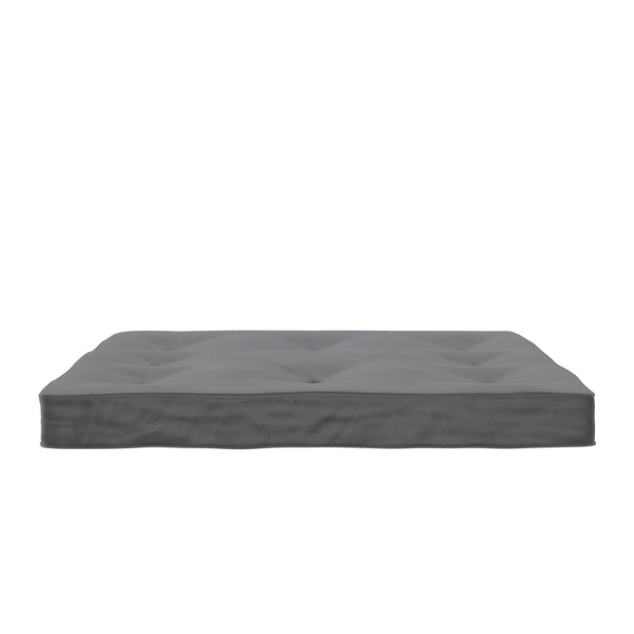 DHP Jayce 8\" Polyester-Filled Full Futon Mattress - Grey