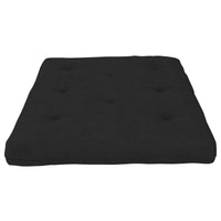 DHP Fletcher Thermobonded Polyester Fill Full Futon Mattress - Black