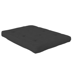 DHP Fletcher Thermobonded Polyester Fill Full Futon Mattress - Grey