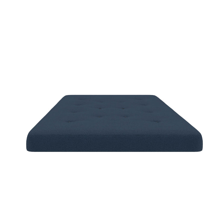 Signature Sleep Braga Full Bonnell Coil Futon Mattress - Blue