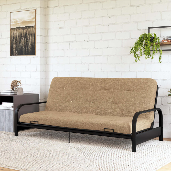 Signature Sleep Braga 6\" Full Bonnell Coil Futon Mattress - Tan