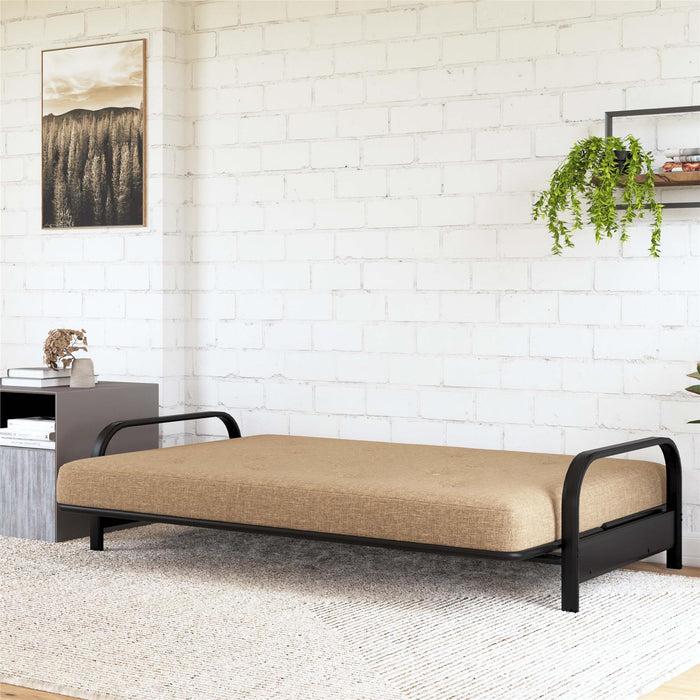 Signature Sleep Braga 6\" Full Bonnell Coil Futon Mattress - Tan