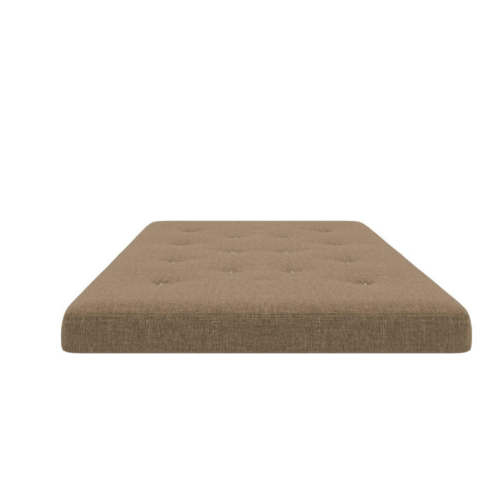 Signature Sleep Braga 6\" Full Bonnell Coil Futon Mattress - Tan