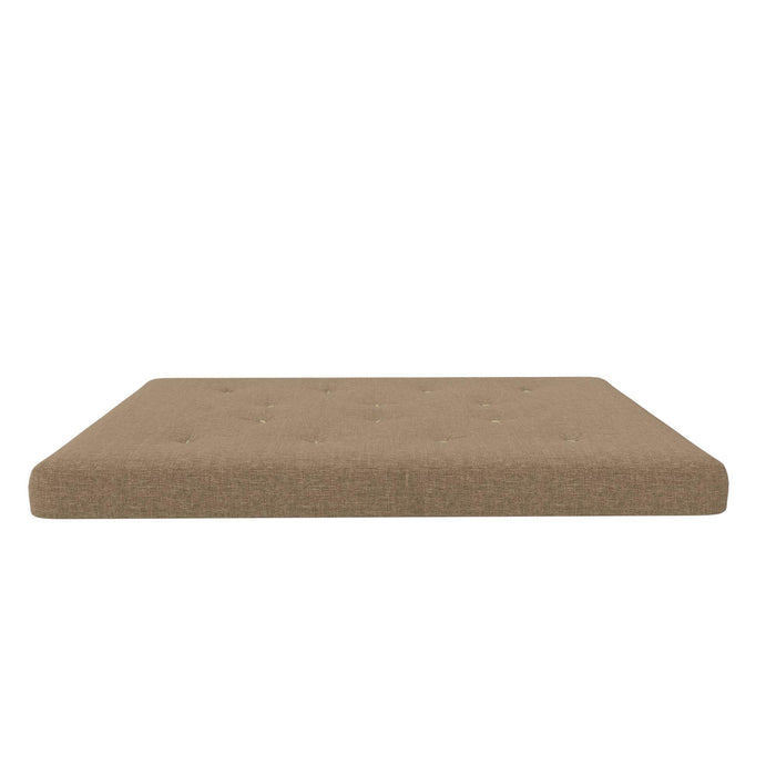 Signature Sleep Braga 6\" Full Bonnell Coil Futon Mattress - Tan